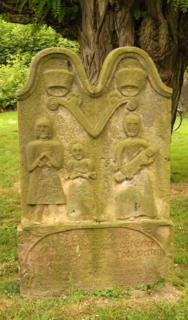 German tombstone