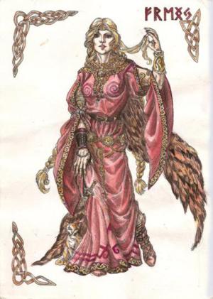 goddess freya norse mythology freyja deviantart goddesses pagan god nordic gods viking old amber frigg symbols fertility asatru diosa beauty