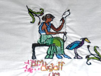 Frigga embroidery