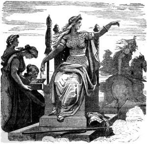 Frigg and her maidens