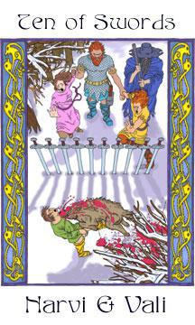 Narvi and Vali - the Ten of Swords